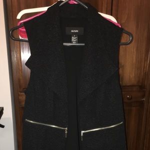 Alfani Black Size Small Vest